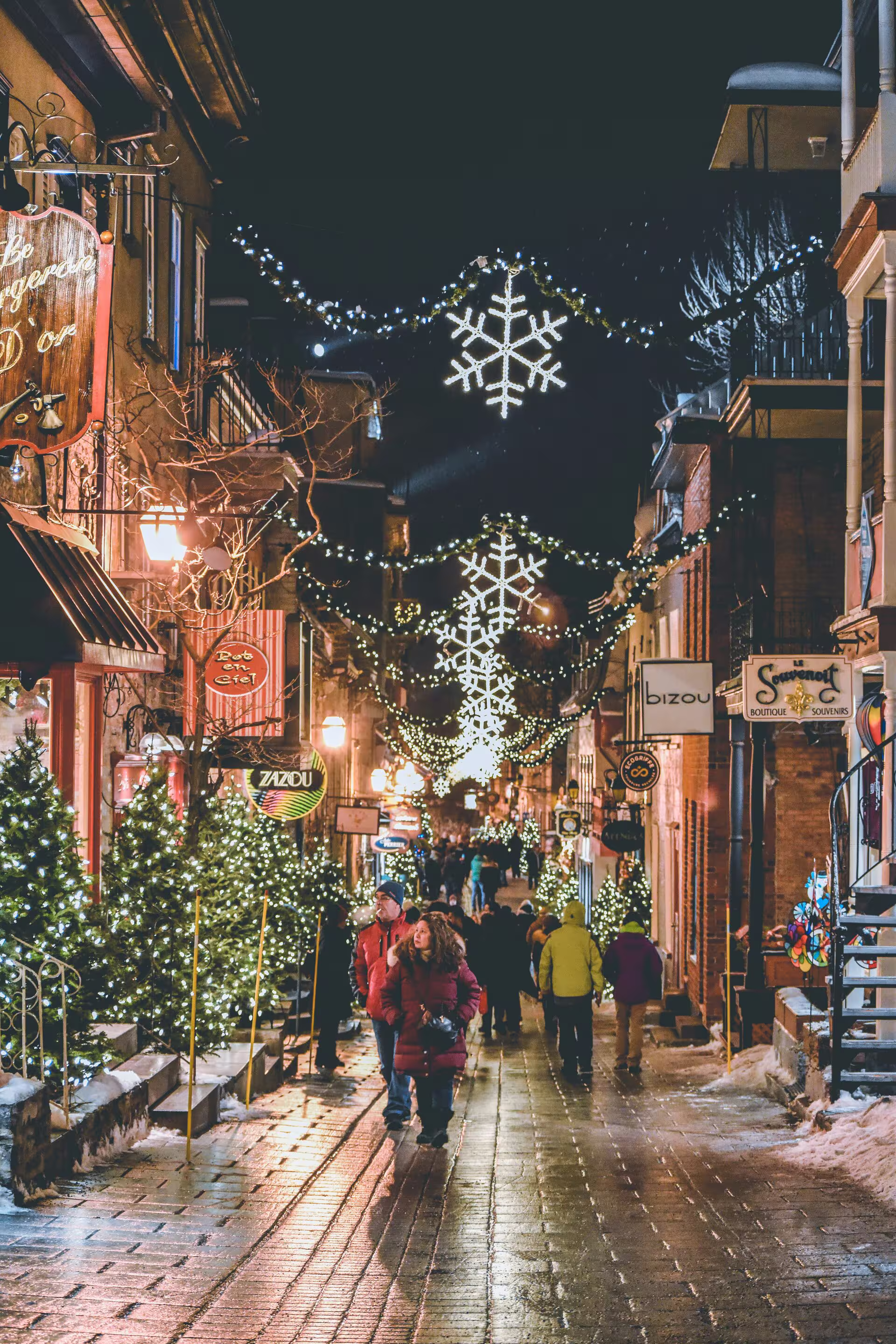 Roofline holiday lighting