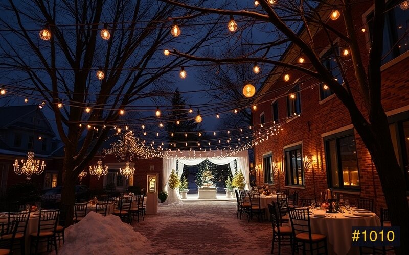 Custom Events holiday lighting