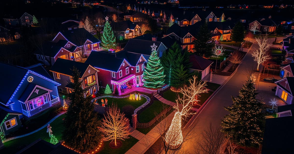 How to Wrap Trees with Lights Like a Professional